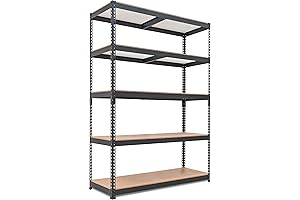 Z-Beam Heavy Duty 5-Tier Wide HomEdant Shelving Unit