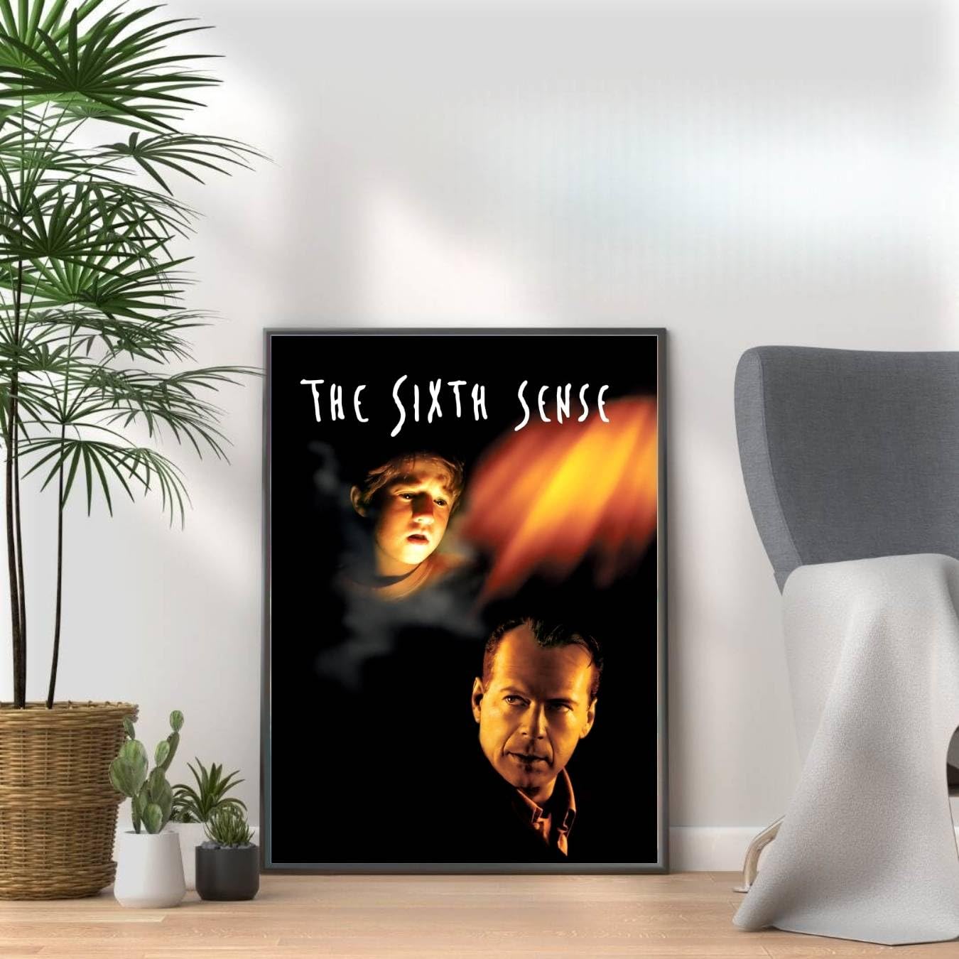Sixth Sense, 90s Movie Print Vintage Nostalgic Film Poster, A4 and A3 Size Frame Options Available, Home, Pub, Café, Bar Decoration Wall Art Print, House gift for movie lovers (A3 Print Only)