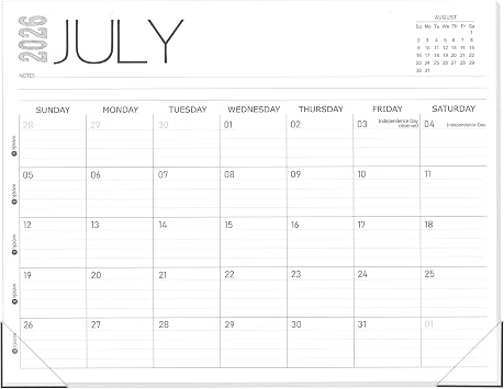 GuassLee Desk Calendar 2026, 12-Month Desk Calendar from June. 2026 to May. 2027, 14" X 11" Monthly Desk Planner, Table Desk Top Calendar with Thick Paper for Office Home Planning & Organizing