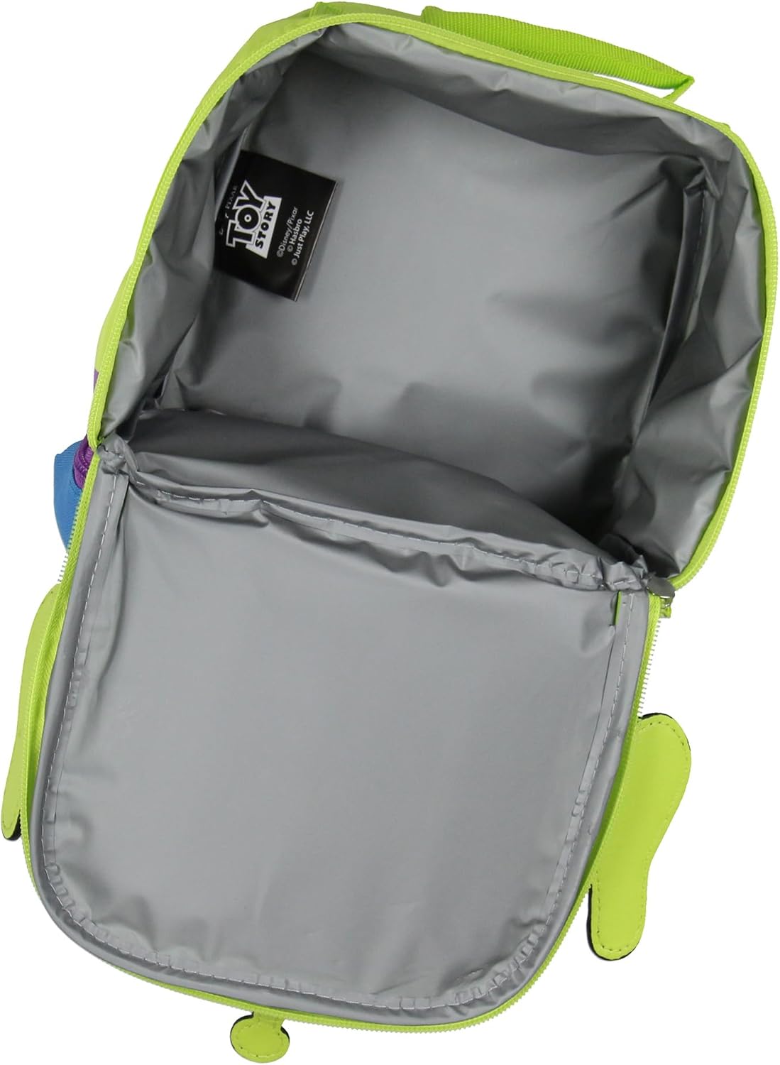 Disney Toy Story Lunch Box | Alien Lunch Bag Design with 3D Ears Insulated Dual Compartment Insulated Lunch Tote 10"