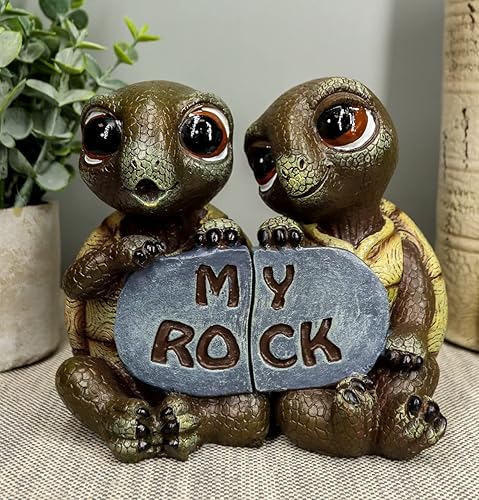 Miniatura 8 de Ebros - Juego de 2 figuras náuticas para parejas de tortugas amorosas, 5.5 pulgadas de ancho, románticas amantes de San Valentín, tortugas