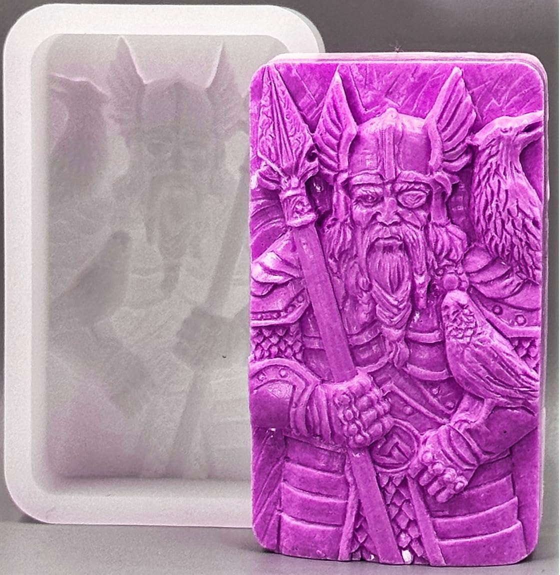 Viking Warrior Silicone Mold - Make Your Own Soap, Resin, Clay Creations