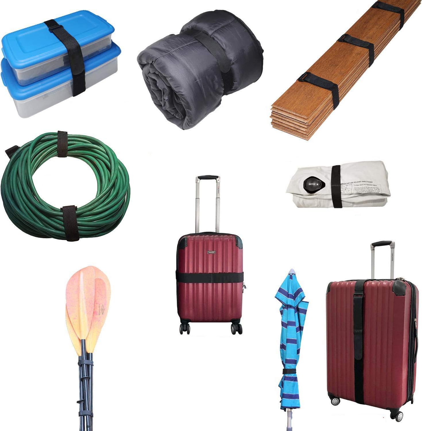 Amazon Co Jp 強力結束バンド 2 5cm 80cm 10本セット 長さを調節可能 伸びない固定ベルト 丈夫 耐久性アップ バイク 車 アウトドア 災害対策 荷崩れ防止 荷造り 荷締め ブラック Diy 工具 ガーデン