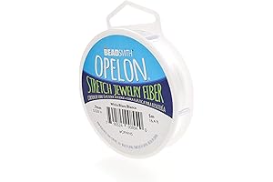 The Beadsmith Opelon Beading Cord: Durable Stretch Jewelry Fiber for Crafting
