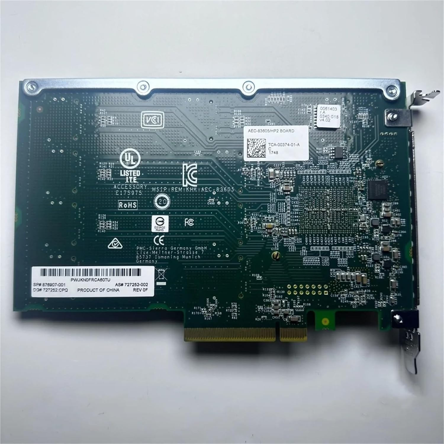 AEC-83605 870549-B21 876907-001 727252-002 12GB SAS 9 Port Expander Card PCI-E Riser for DL380 G9 Gen9 G10 Server