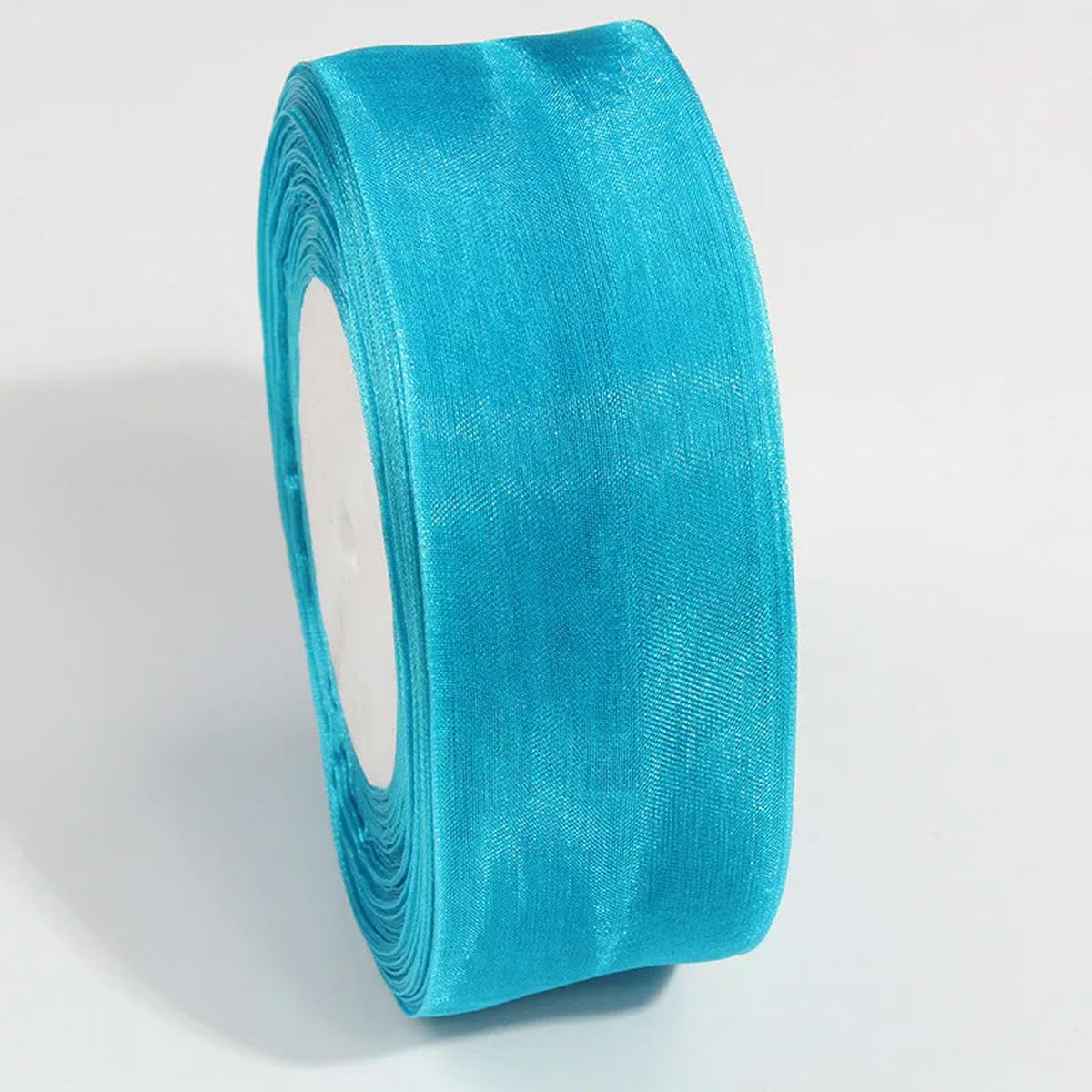 CIVIOOH 50 Yards Sheer Chiffon Ribbon Organza Satin Ribbons for Gift Wrapping Wedding Decoration Bouquets Party DIY Crafts