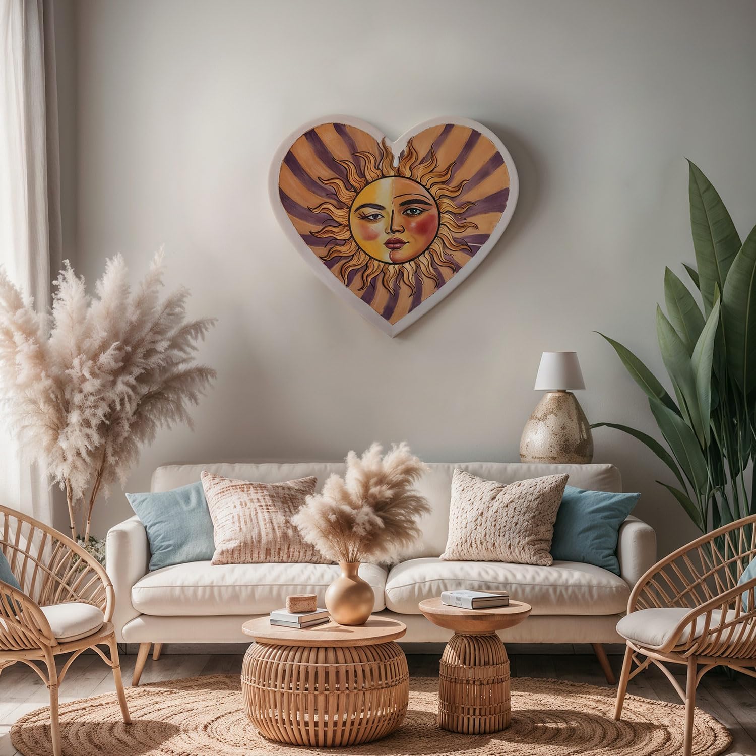 Wooden Heart Cutouts for Crafts 16 inch, 1/4 inch Thick, Pack of 5 Unfinished Heart Shaped Wooden Cutouts, by Woodpeckers