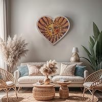 Vista 7 de Corazones de madera para manualidades, corazones de madera de 16 pulgadas, 1/4 de pulgada de grosor, paquete de 1 corazón de madera sin terminar