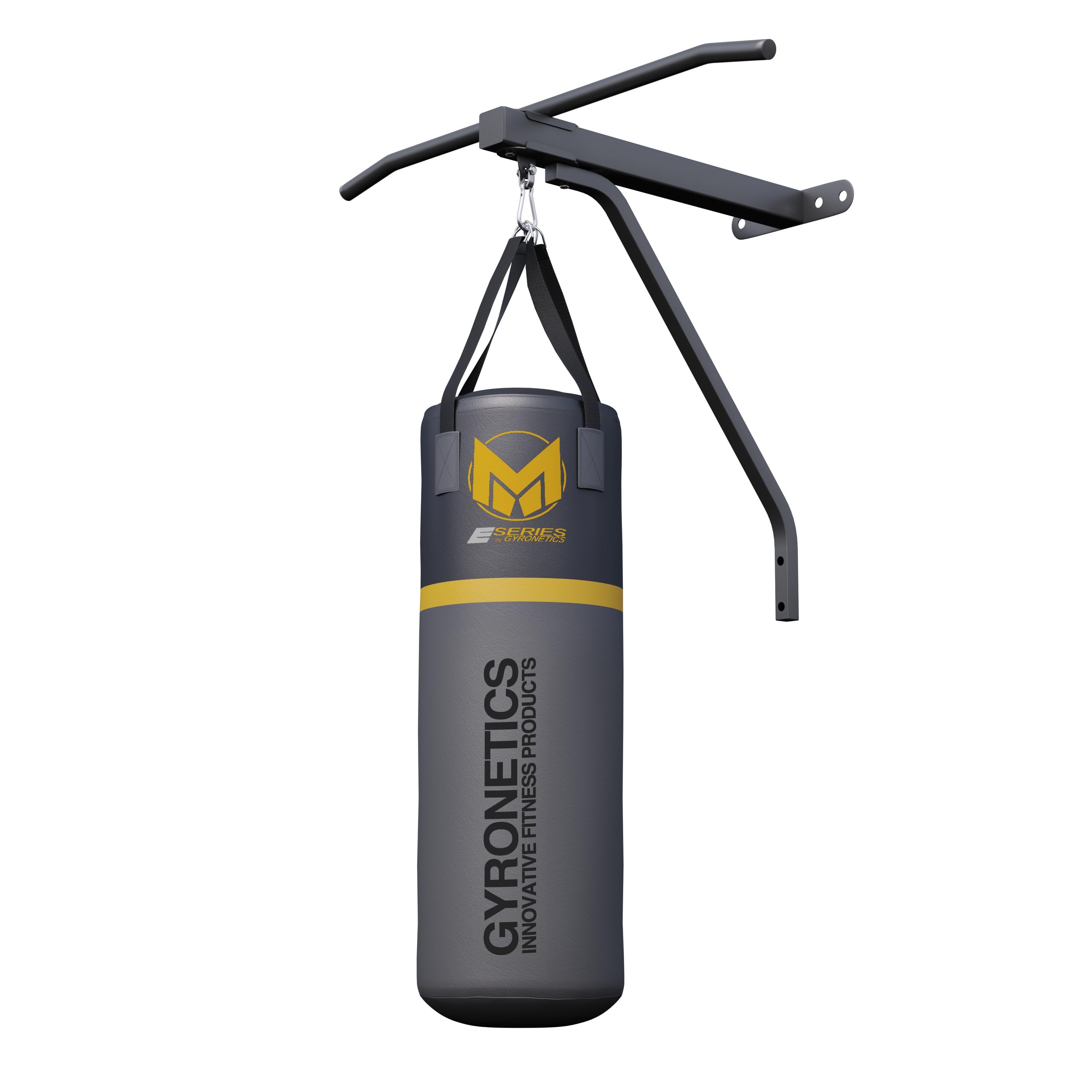 Gyronetics® Sac de Frappe - Support Sac de Frappe sur Pied/Mural, avec/sans Punching Ball, Barre de Traction - Sac de Boxe Adulte, Boxing Machine, Boxe Mural, Articles d'Entraînement pour Boxe