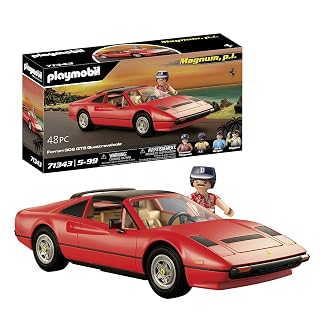 Playmobil 71343 Magnum, p.i. Ferrari 308GTS Quattrovalvole – avec Les Personnages de la série : Thomas Magnum, T.C., Rick & Higgins – Modèle Unique des années 80 – PlaymoPourLesGrands – Dès 5 Ans - Les Beatles, Paul McCartney, John Lennon, RIngo Starr, George Harrison