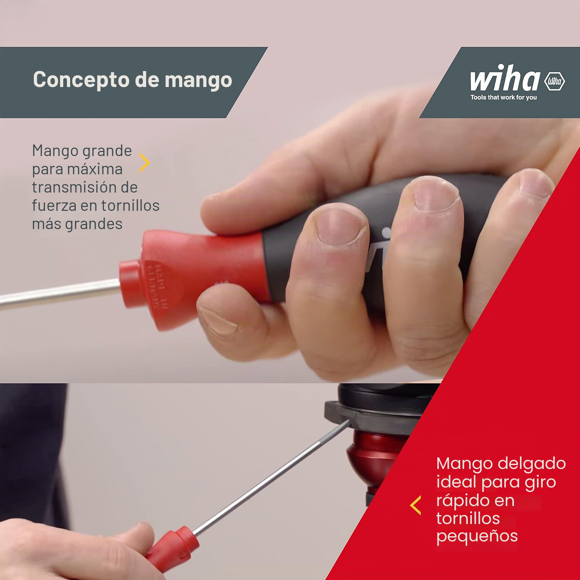 Wiha Juego de destornilladores SoftFinish® TORX®, de 6 unid. (07155)