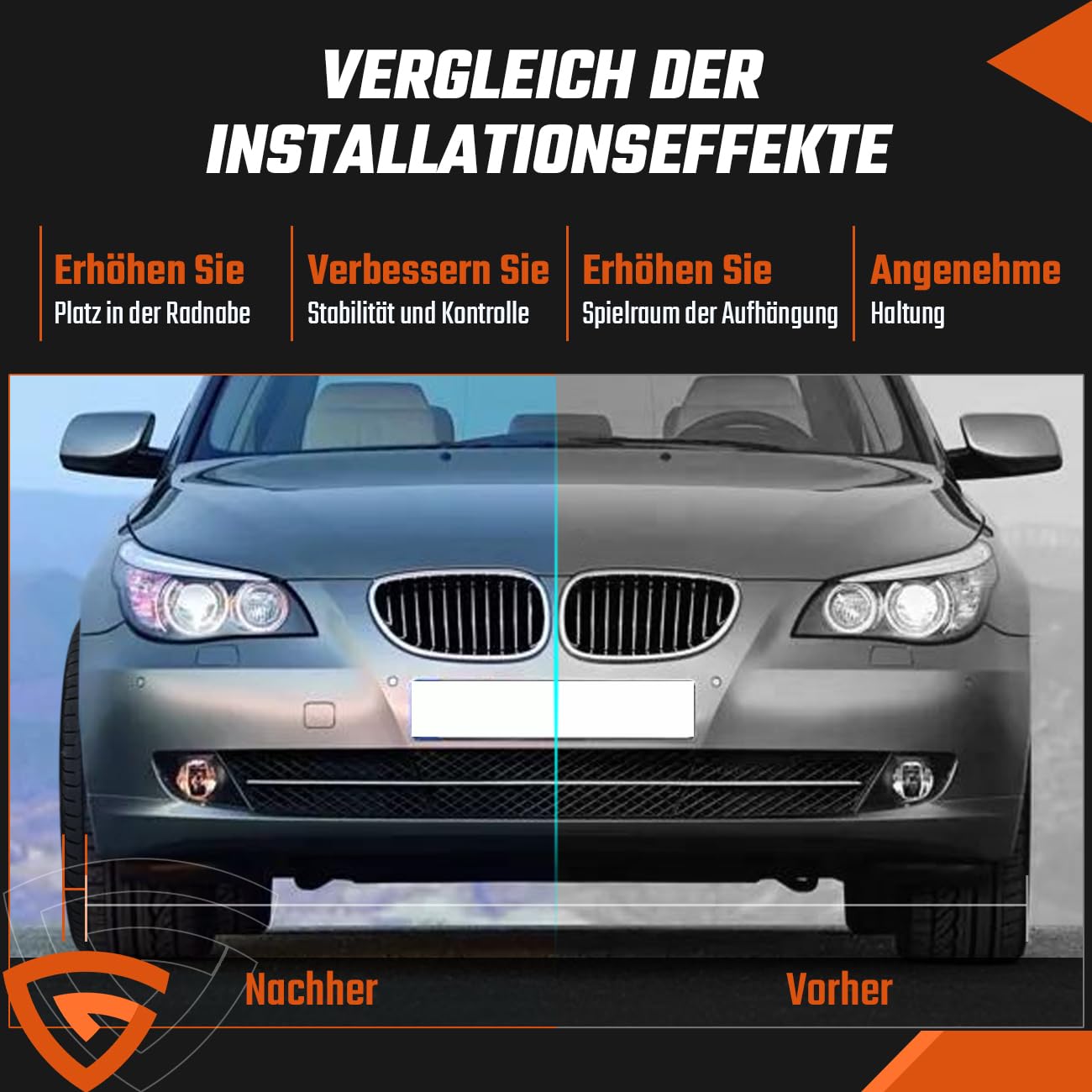 2 Stück 20mm Spurverbreiterung Distanzscheiben Set Ø72,6 5x120mm mit 10 Stück Radschrauben M12x1,5 Kompatibel mit BMW E36 E46 E90 E92 E60 318i 323i 325i 328i 330i 335i 525i 545i