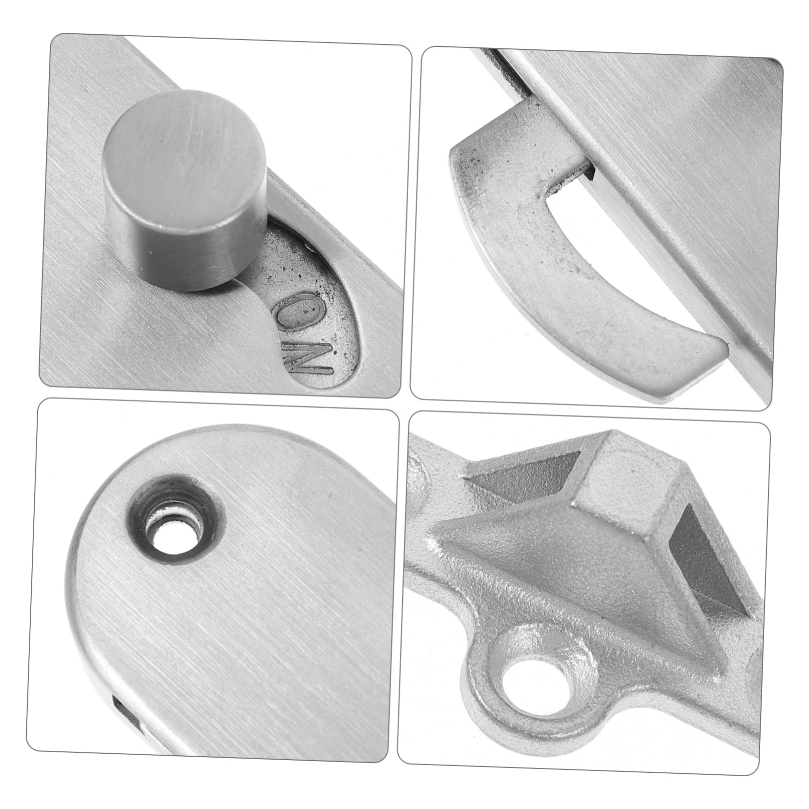 Gatuida 3stücke Sliding Door Lock Türverriegelung Langlebiges Und Rostfreies Design Geeignet Für Schiebetüren Und Stalltüren Schützt Privatsphäre Und Installieren