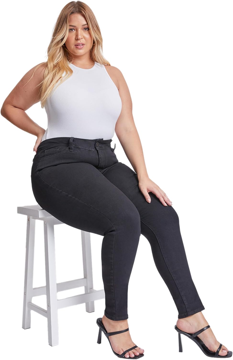 Royalty for Me Womens Royalty for Me Women's Plus Size Essential High Rise Skinny Jeans - Image 6