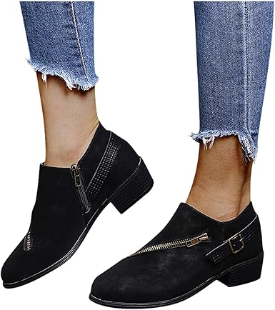 comfortable flat booties
