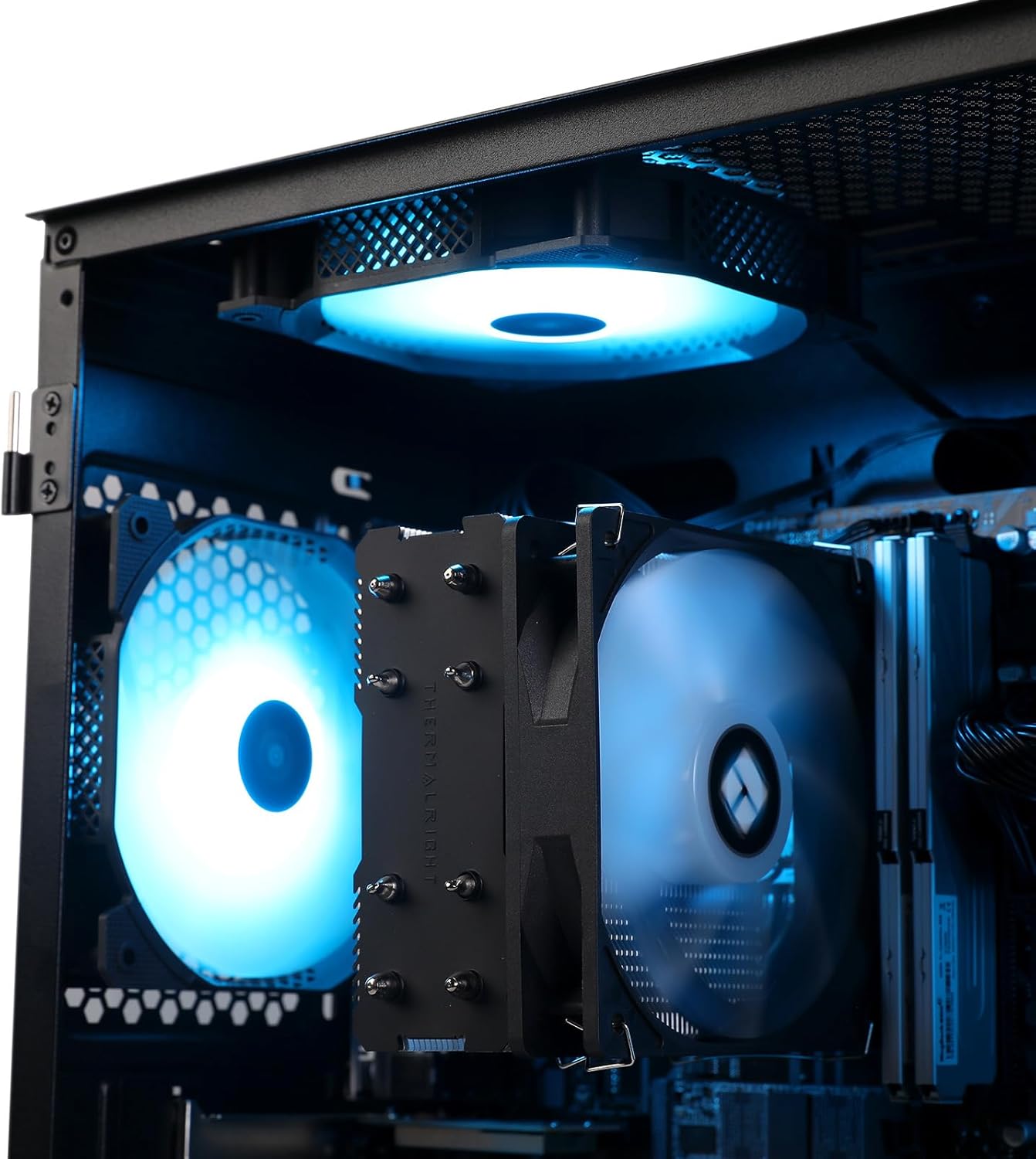 MXZ Gaming PC Computer R7 5700X3D, RTX 5060, 16G DDR4, NVME 1 T, B450,6RGB Fans,Windows 11 Pro Ready to use, Gamer Desktop Computer(R7 5700X3D| RTX5060)
