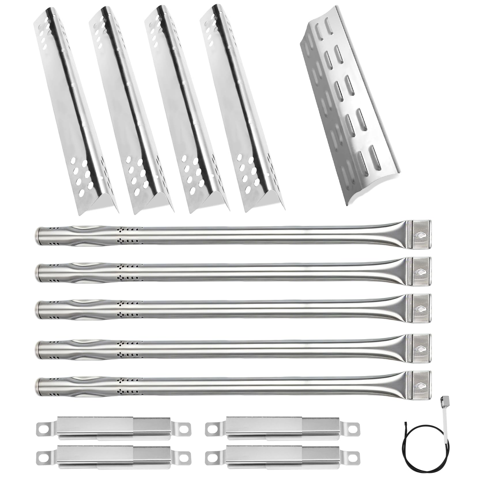 Photo 1 of SafBbcue Grill Replacement Heat Plates & Burner Tubes for Royal Gourmet GA5401T