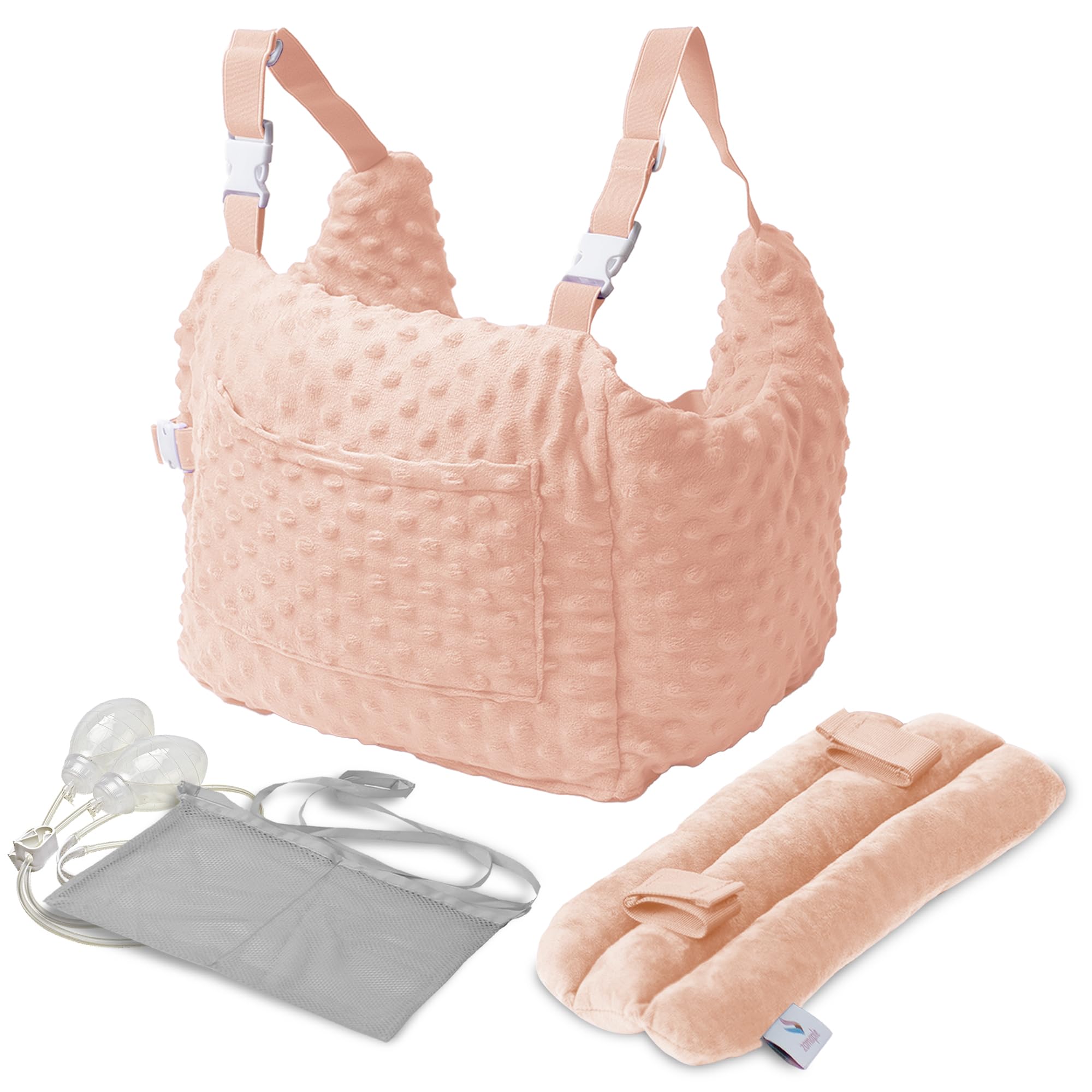 Zomaple Mastectomy Pillow - Post Surgery Pillow, Mastectomy Recovery Must Haves, Breast for After Heart Surgery, Reduction & Augmentation Patients Sleeping, Recovery Seatbelt Protection-Surgery Gift