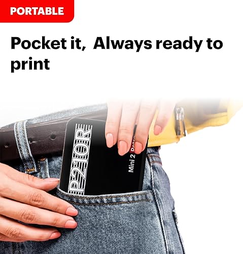 Miniatura 9 de KODAK Mini 2 Retro 4PASS - Impresora fotográfica portátil, 2.1 x 3.4 pulgadas, impresora instantánea de imágenes para iPhone y Android, regalo