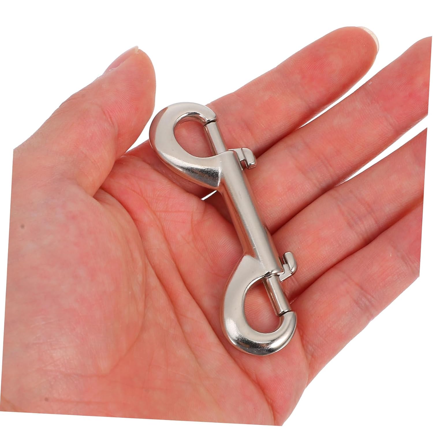 Cabilock 10Pcs Heavy Duty Double Ended Snap Hooks Zinc Alloy Trigger Clips for Key Chains Leashes and More Convenient Design for Versatile Use