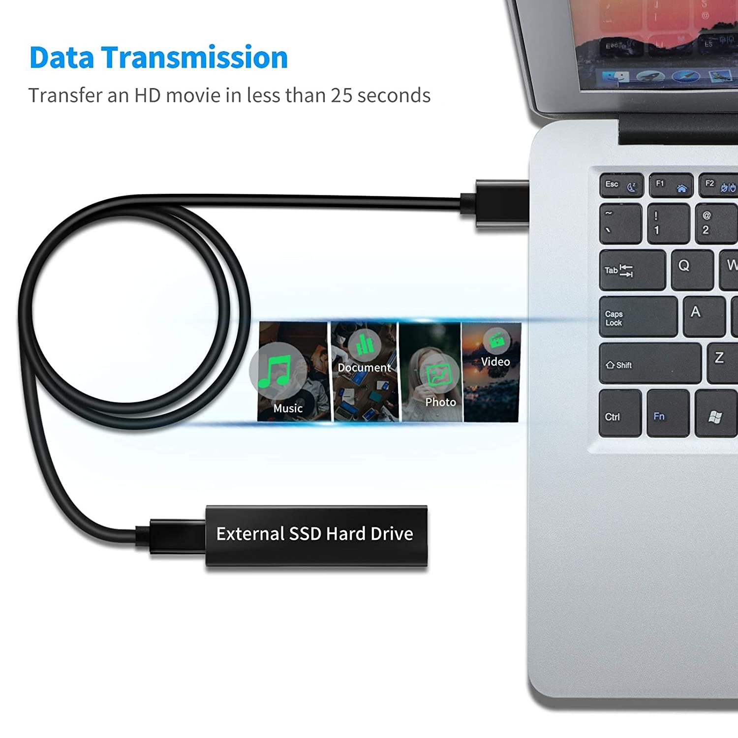 PremiumCord USB-C na USB 2.0 Kabel połączeniowy 3m, szybkie ładowanie do 3A, kabel do ładowania i kabel do transmisji danych, USB 3.1 typ C męski na USB 2.0 typ A męski, kolor czarny, długość 3m