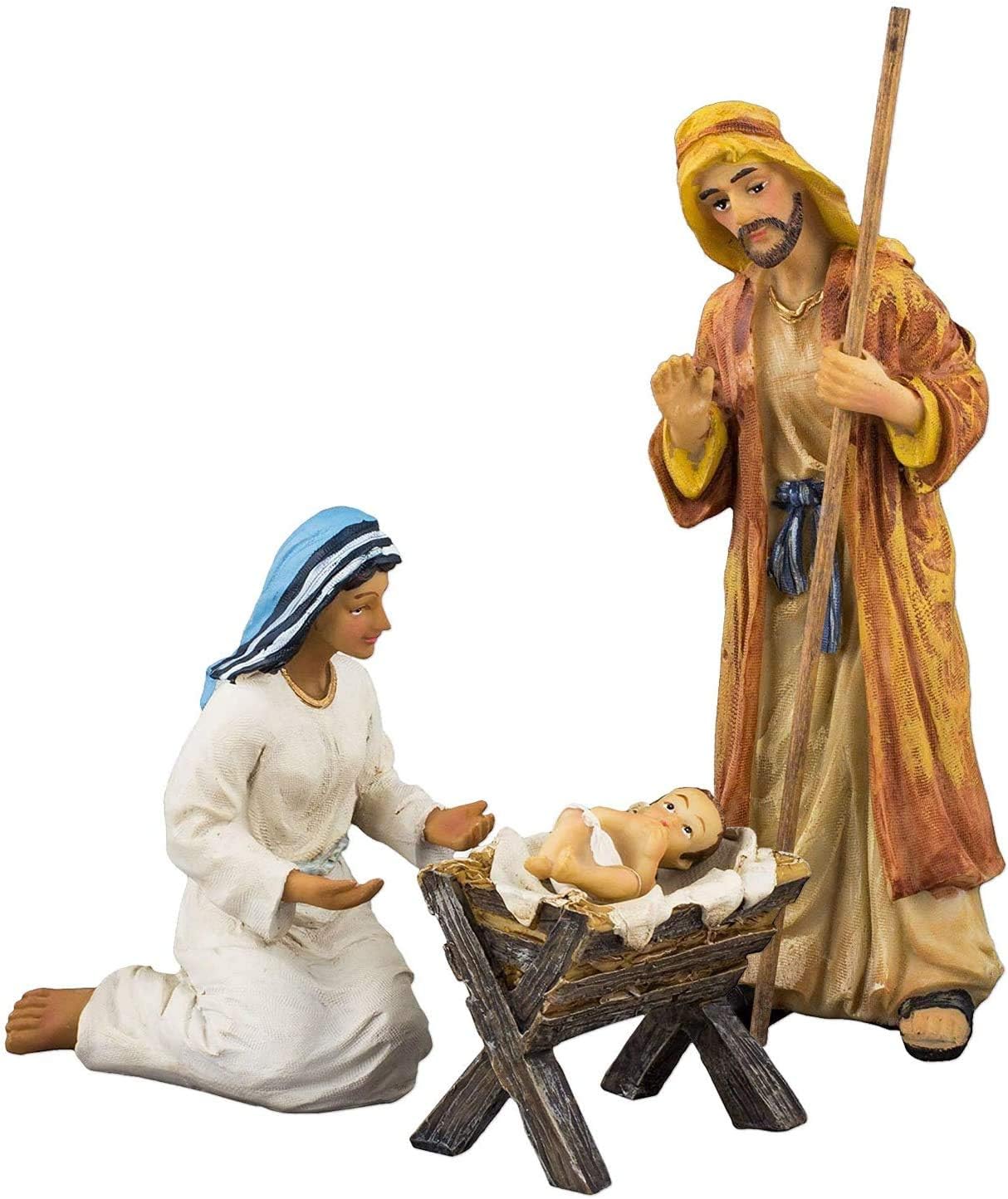 Onе-Dау Sаlе: Uр tо 40% оƒƒ Set of 3 Deluxe Holy Family 12 inch Resin Stone Nativity Figurines