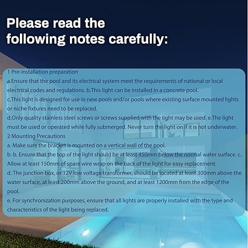 Miniatura 5 de Luces LED de piscina para piscina enterrada de 50 pies