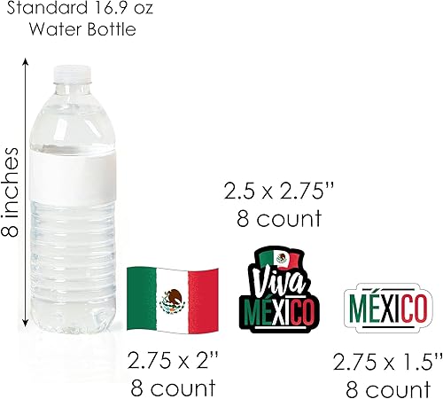 Miniatura 6 de Big Dot of Happiness Viva México - Decoración para cupcakes  Juego de envoltorios y selecciones de golosinas para el Día de la Independencia