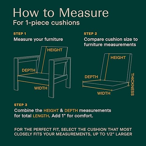 Miniatura 7 de Honeycomb - Cojín para silla de comedor con respaldo alto y textura para interiores y exteriores, rayas negras y marfil Cabana, relleno de poliéster