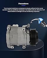 Vista 339 de ECCPP Compresor de CA 1997-2003 apto para Mitsubishi Montero Sport 3.0L 1999-2004 para Mitsubishi Montero Sport 3.5L Compresor de aire acondicionado