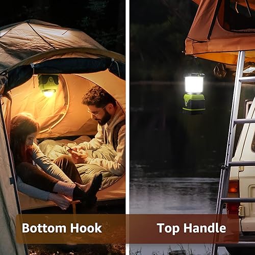 Miniatura 4 de Paquete - 2 artículos 2 faros LED recargables para correr, campamento, senderismo, paquete de 2 linternas LED impermeables para acampar con pilas