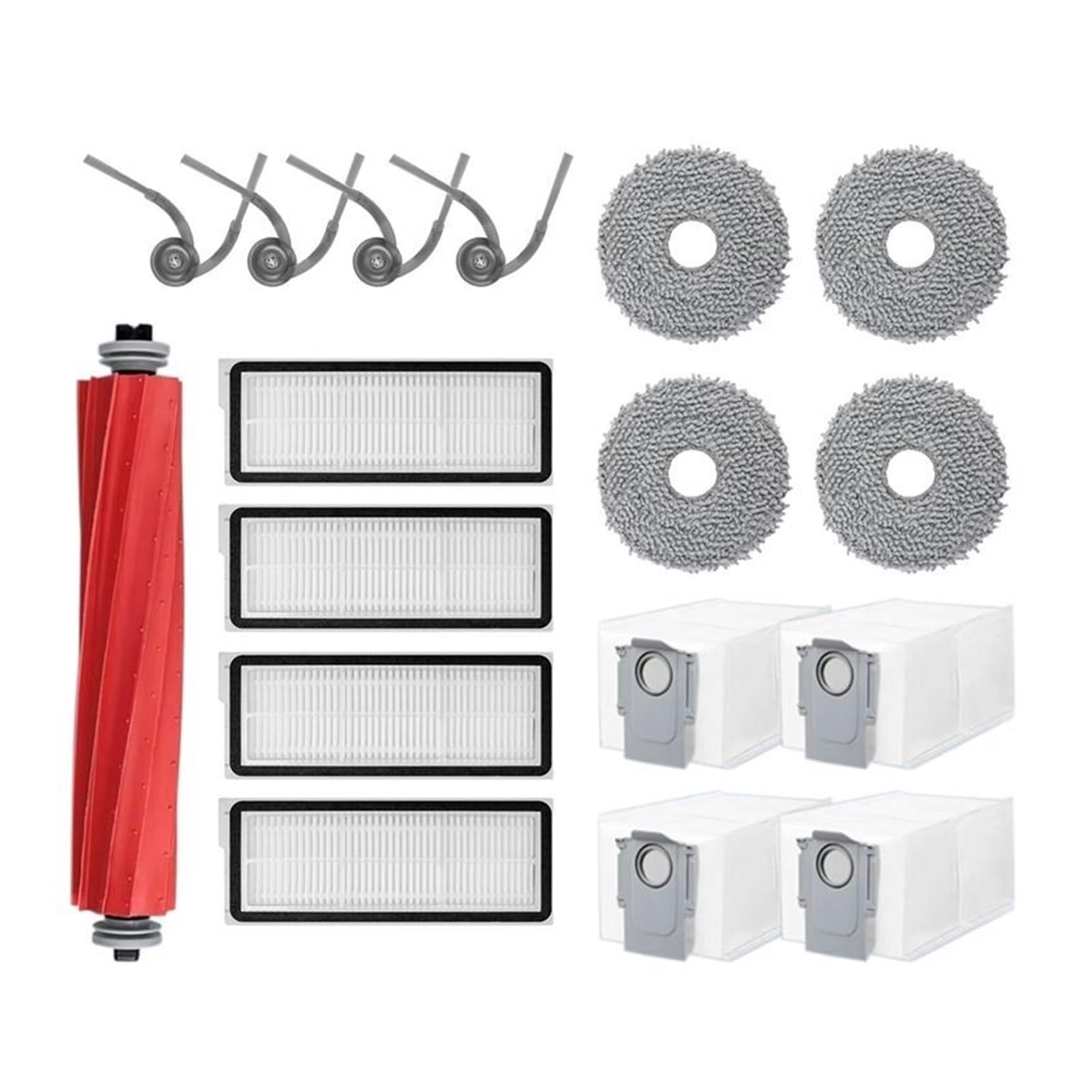 Hizon A Ccessories Main Side Brush,Compatible For Roborock，Qv 35
