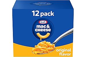 Kraft Original Macaroni & Cheese Dinner (12 ct Pack, 7.25 oz Boxes)