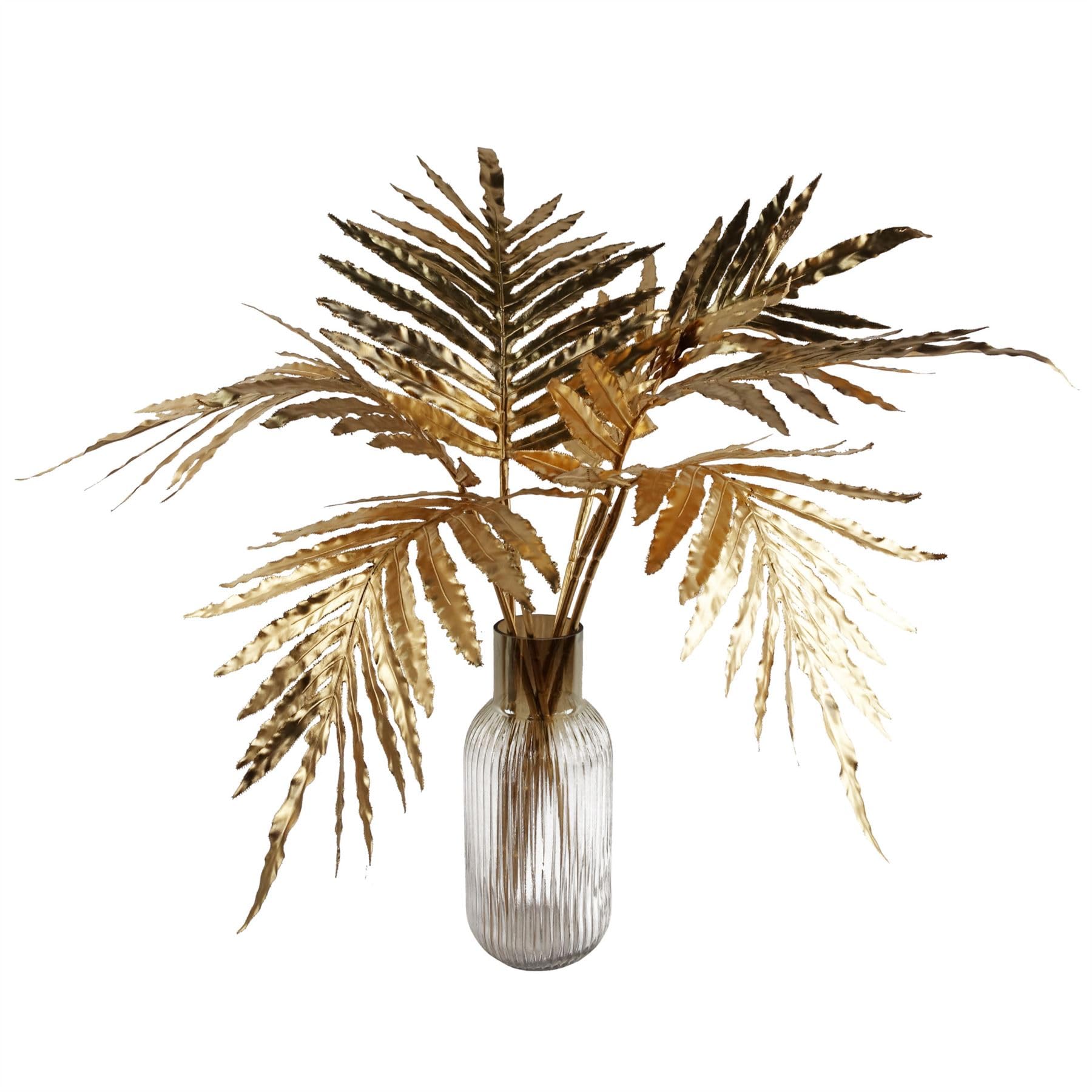 Leaf Design Artificial Flower Display with Vase