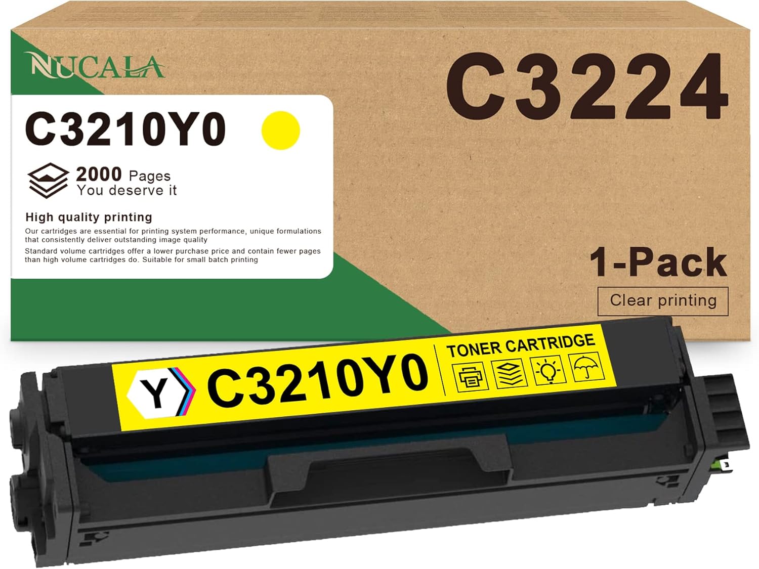 C3224 C3210Y0 Toner Cartridge NUC Compatible Replacement