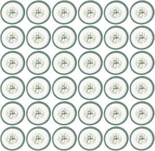 minkissy 100pcs pepino máscara de ojos transp...