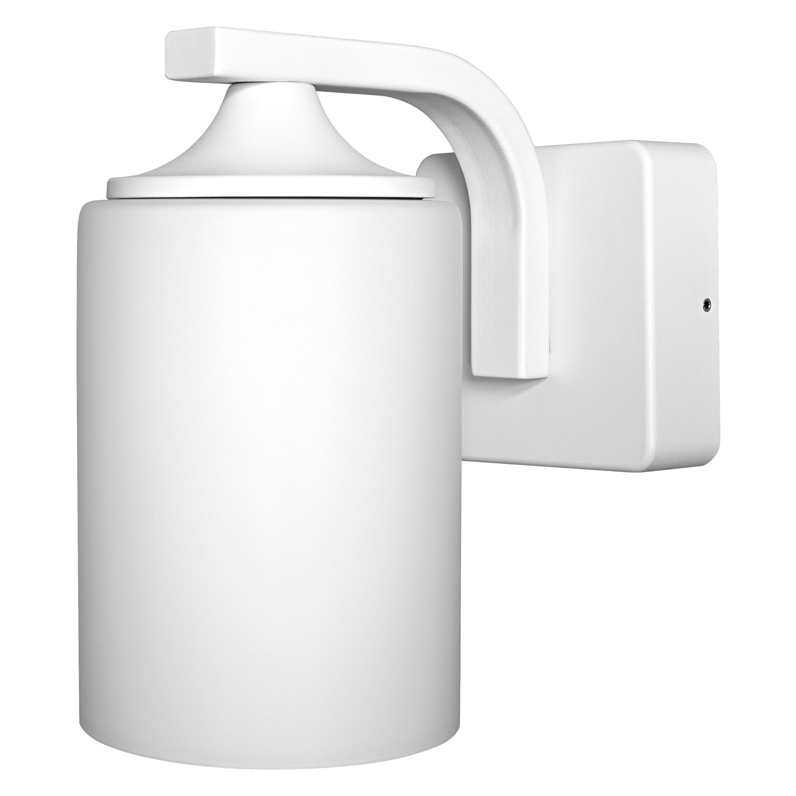 OSRAM Endura Classic wall Light, White, E27, IP43, Aluminum housing, Glass Diffuser, Suitable for Outdoor Areas, Without Light Source.