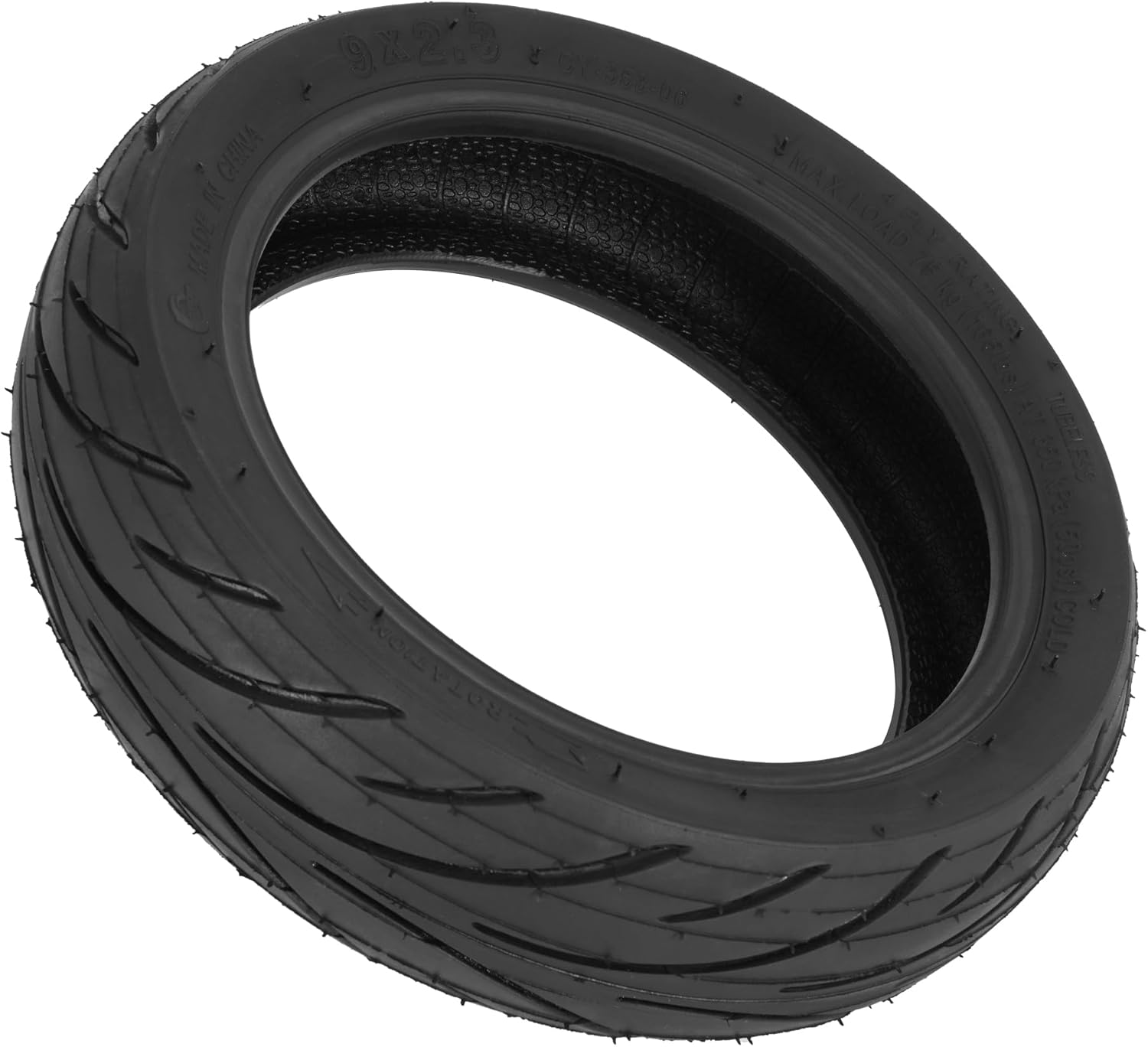 JIAYAN 9x2.3" Electric Scooter Tubeless with Installation tools for NIU KQi 100P Electric Scooter, Explosion-Proof Rubber Wheel Parts with Wear-Resistant Design for Urban Commuting-2 Pack