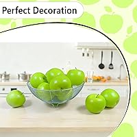 Vista 4 de Caja de 12 manzanas verdes artificiales