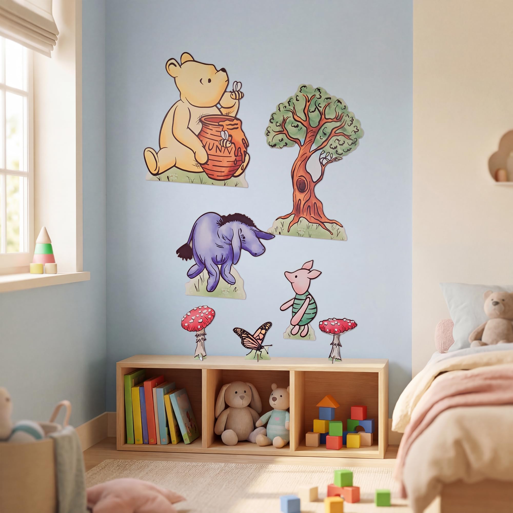 Winnie Bundle SC4893 - Sagoma in cartone a forma di vaso di miele, altezza 52 cm