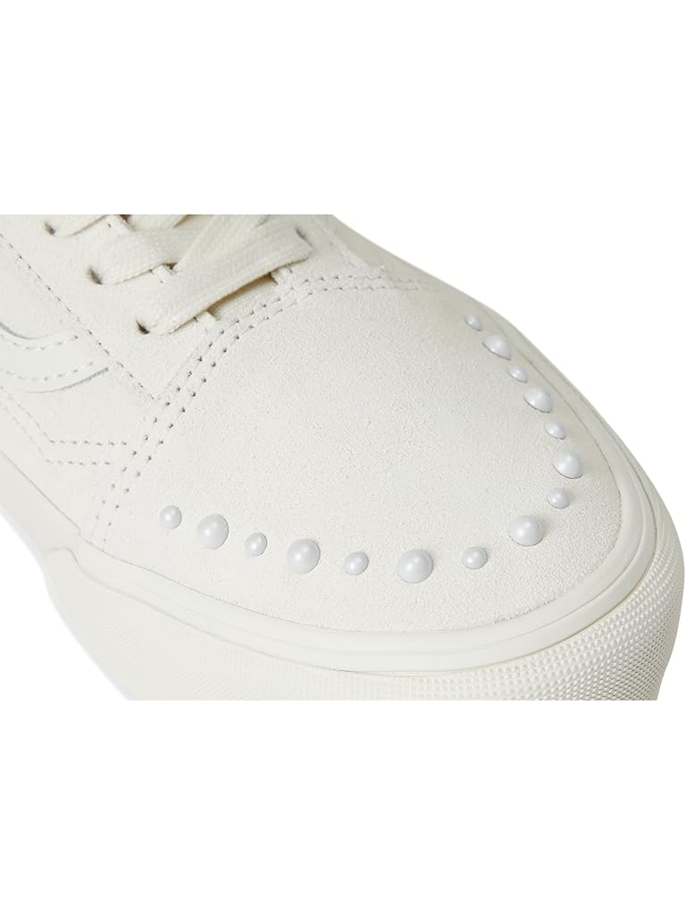 White Vans Old Skool Platform