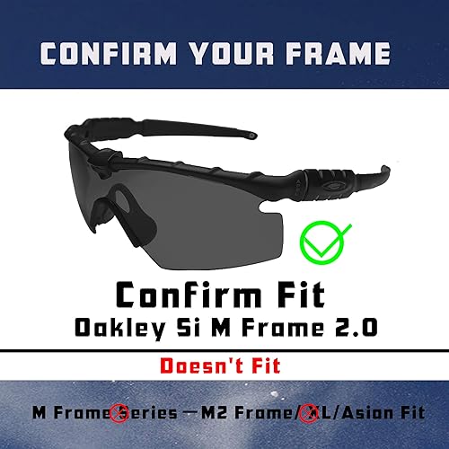 Miniatura 7 de Si Ballistic M Frame 2.0 Lentes y kits de goma de repuesto para gafas de sol polarizadas Oakley