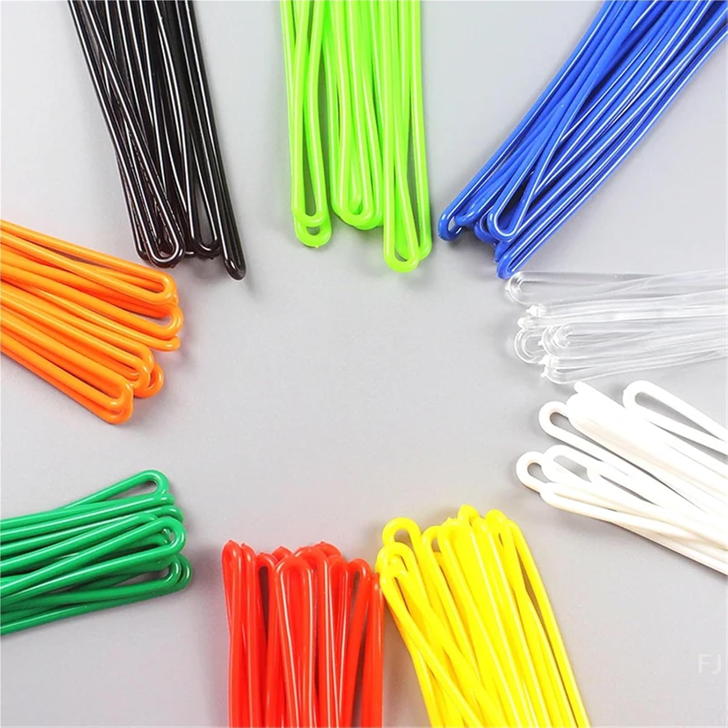 Luggage Loop Straps 300pcs Travel Tags Plastic Bag Loops Colorful Luggage ID Label Strap Holder Lanyard Portable Travel Accessories(Blue)