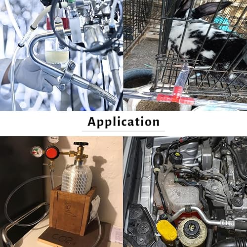 Miniatura 7 de DAVCO Tubo de vinilo transparente de 58 pulgadas de diámetro interior x 50 pies, tubo de PVC flexible de baja presión, resistente a los rayos UV,