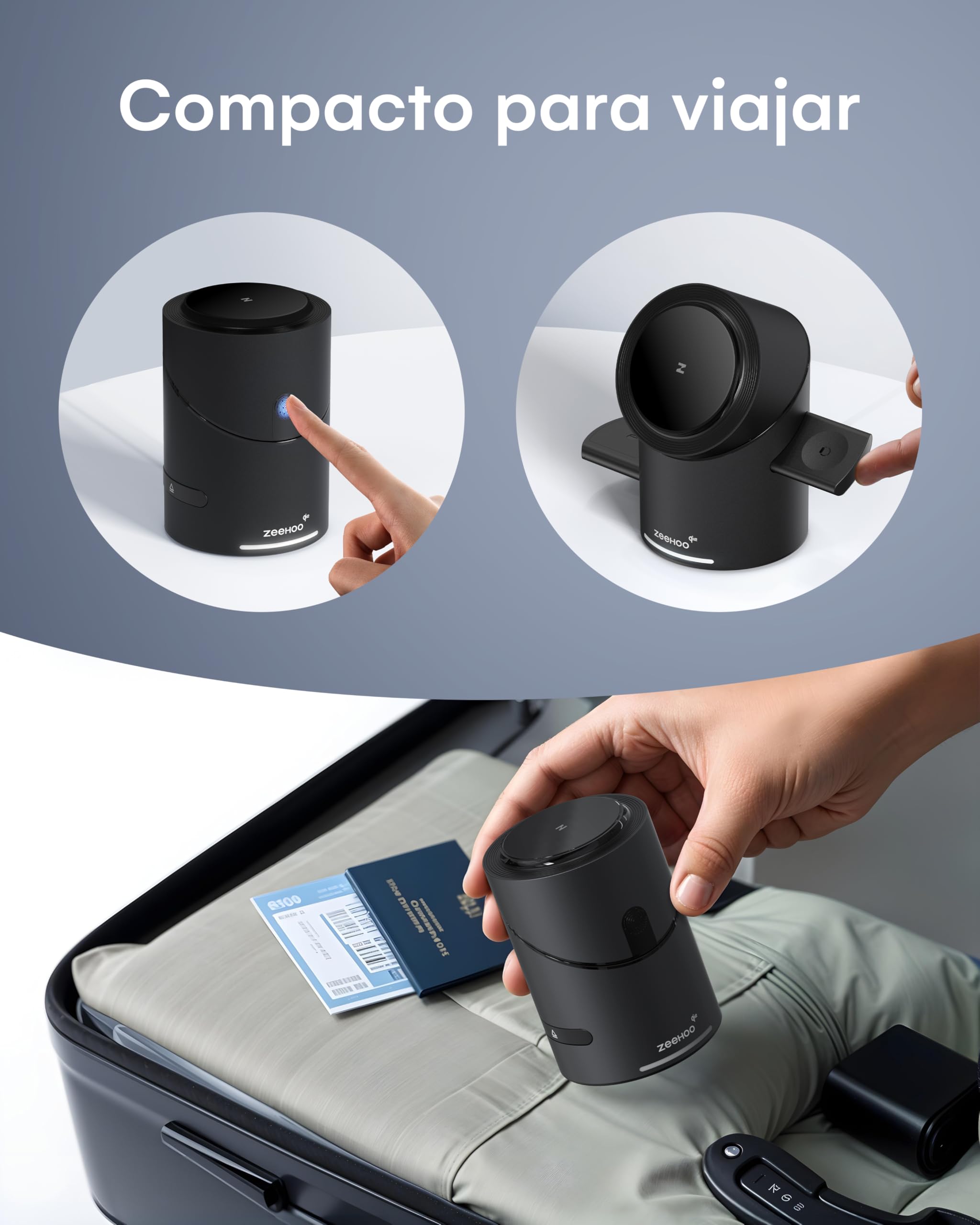 Estación de Carga inalámbrica ZEEHOO para Dispositivos Apple, Compatible con Soporte de Cargador MagSafe, estación de Carga 15W 3 en 1 para Apple Watch, iPhone, AirPods (Adaptador de Carga de 30W