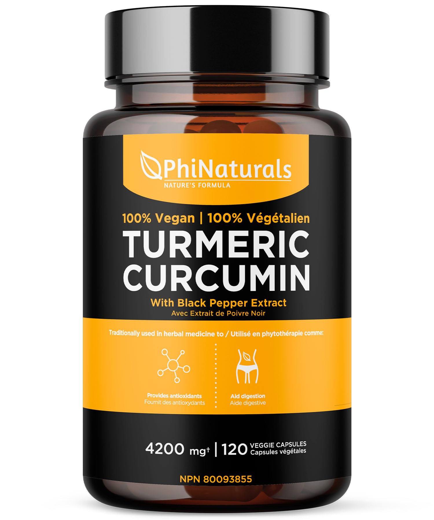 Turmeric and Black Pepper Extract – 1500 Mg Per Serving [120 Capsules] with Organic Turmeric Powder and Bioperine