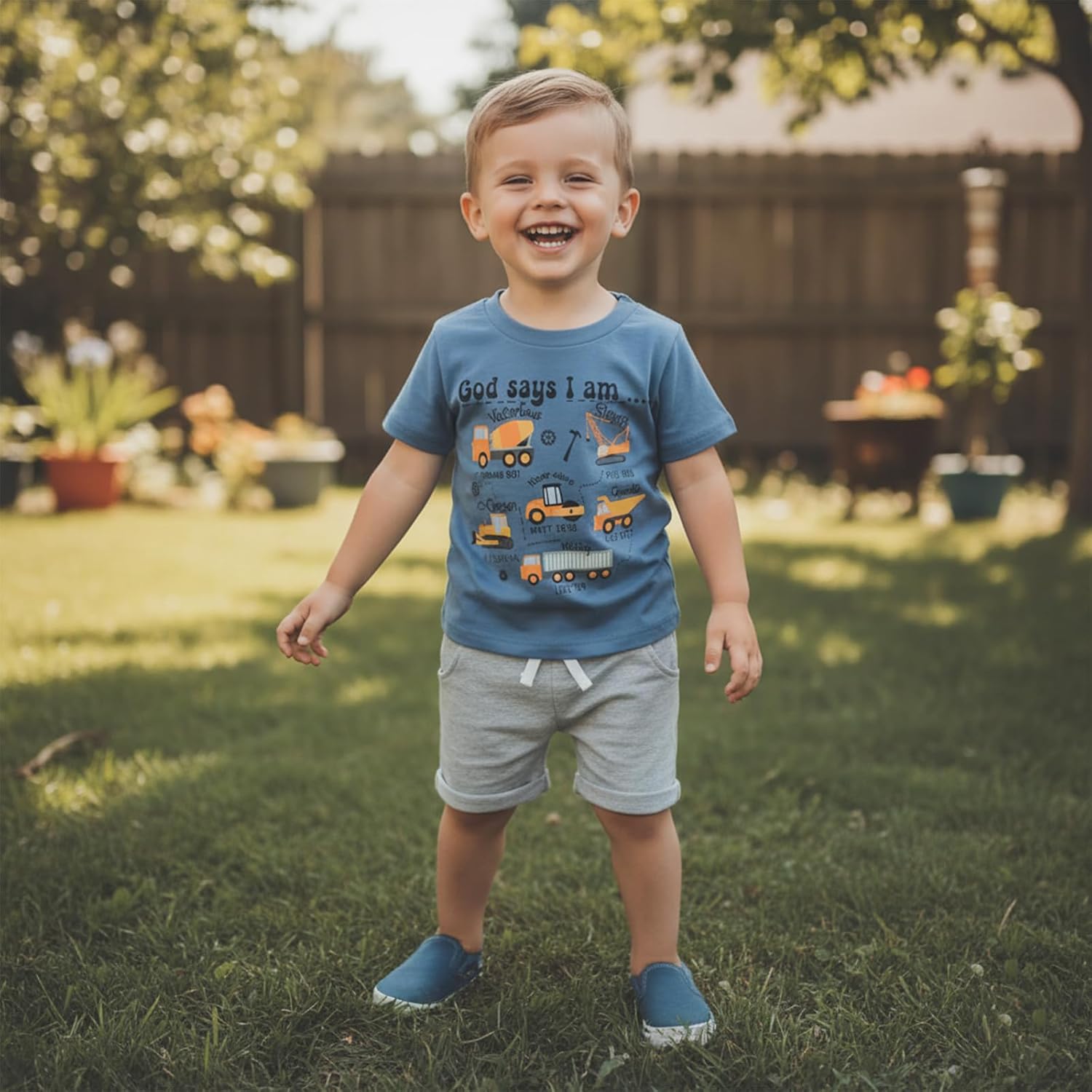 Fernvia Toddler Baby Boy Summer Clothes 6 12 18 24 Months 2T 3T 4T Short Sleeves Shirt Tops & Casual Shorts Outfit Set - Image 2