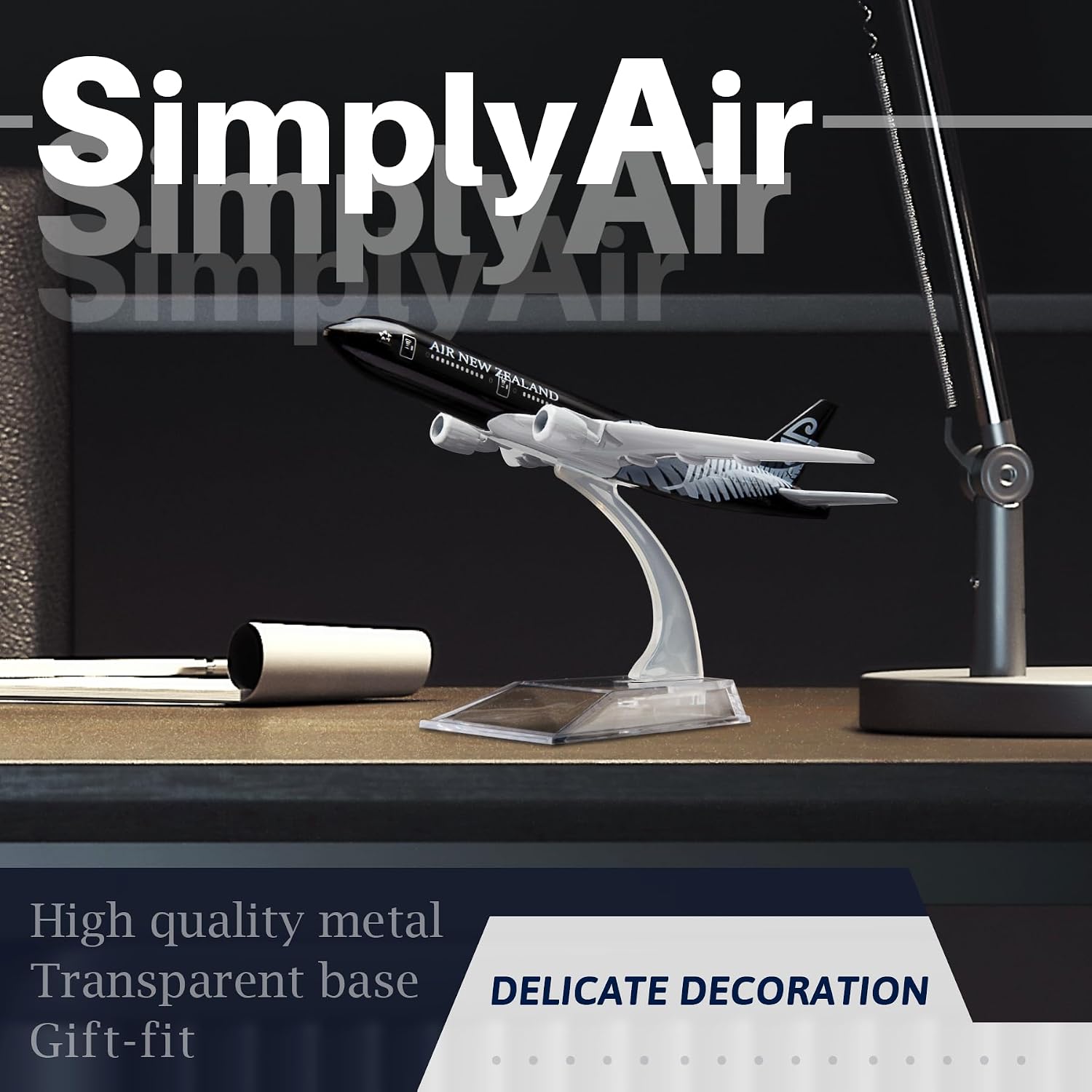 SimplyAir 1/400 Air New Zealand 777 Airplane Model Kits die-cast alloys Airplane Model for Collection and Display