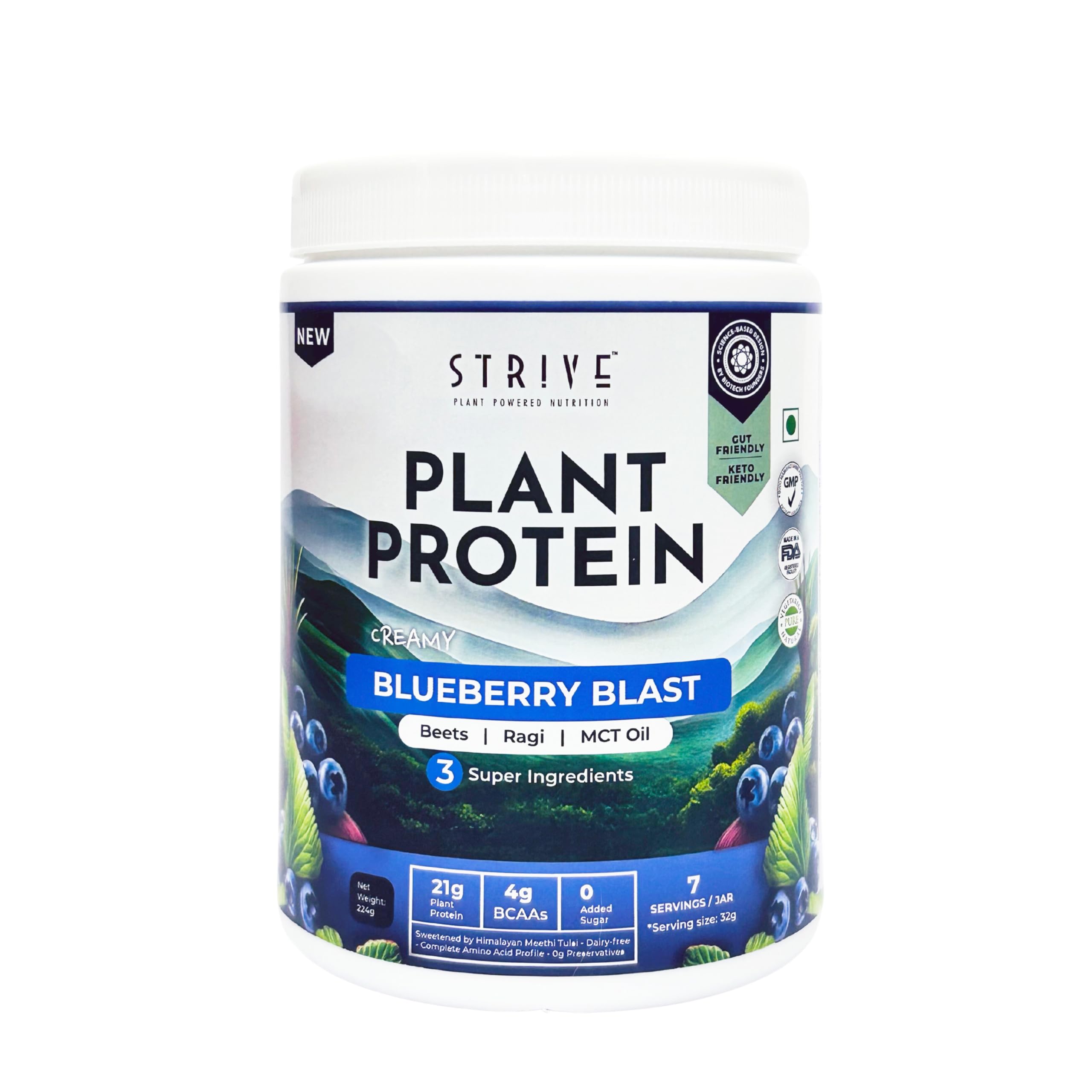 Strive Vegan Daily Plant Protein Powder,Easy to Digest, Allergen Free, Strength, Recovery & Fitness, Coffee Mocha, 21 g protein per serving,450 g, Pack of 2 (B0CT5W7WVZ) Amazon Price History, Amazon Price Tracker