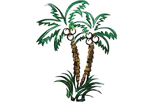 CroBlissful Tropical Beach Metal Wall Decor: A Coastal Oasis in Your Home